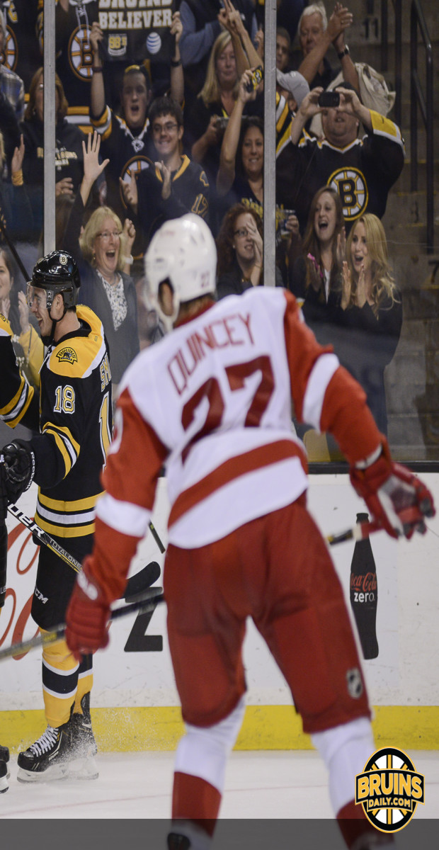 Jordan Caron shining bright for Bruins