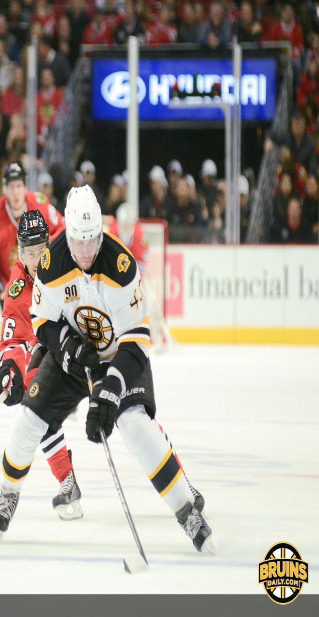 Bruins pass tough test in Chicago despite shootout loss