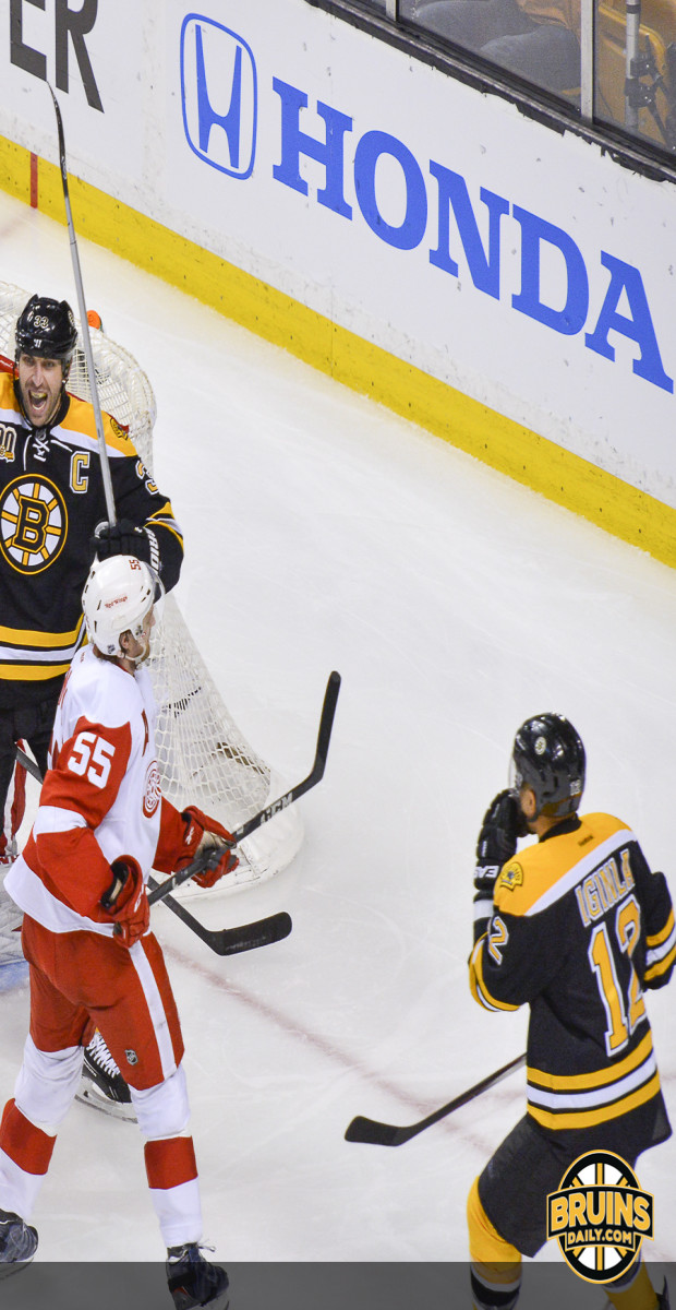Chara embraces new PP role; named Norris finalist