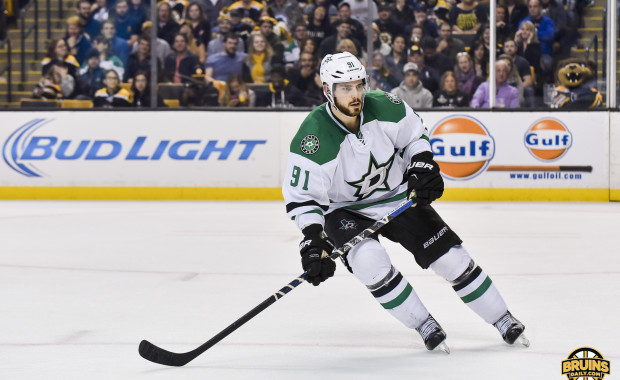 A mature and full bearded Seguin ‘tricks’ Bruins