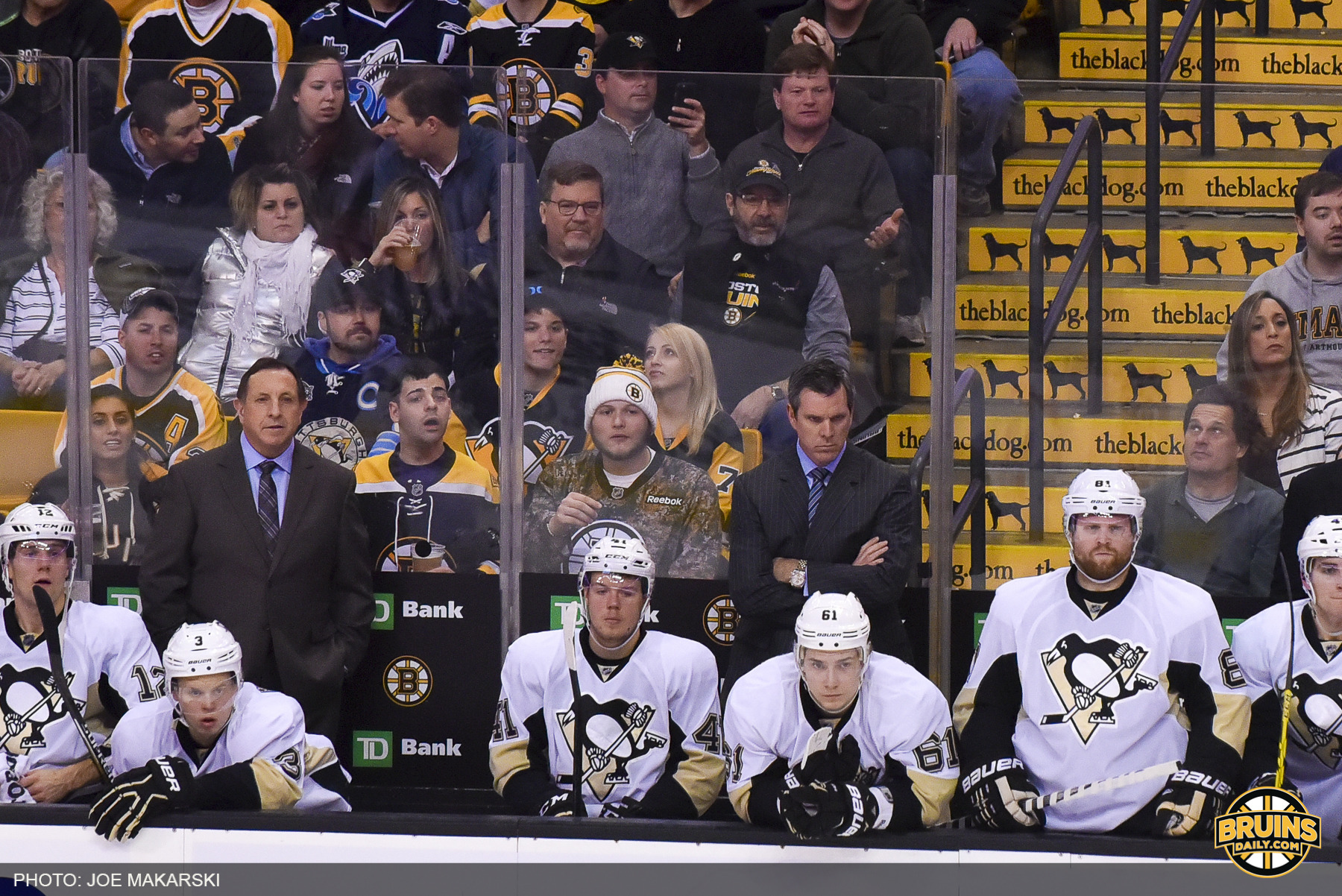 Bruins-Penguins, hockey head coaches